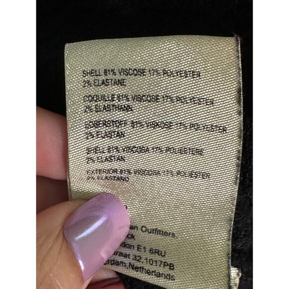 Pilcro black knit long sleeves top size XL - Picture 4 of 13